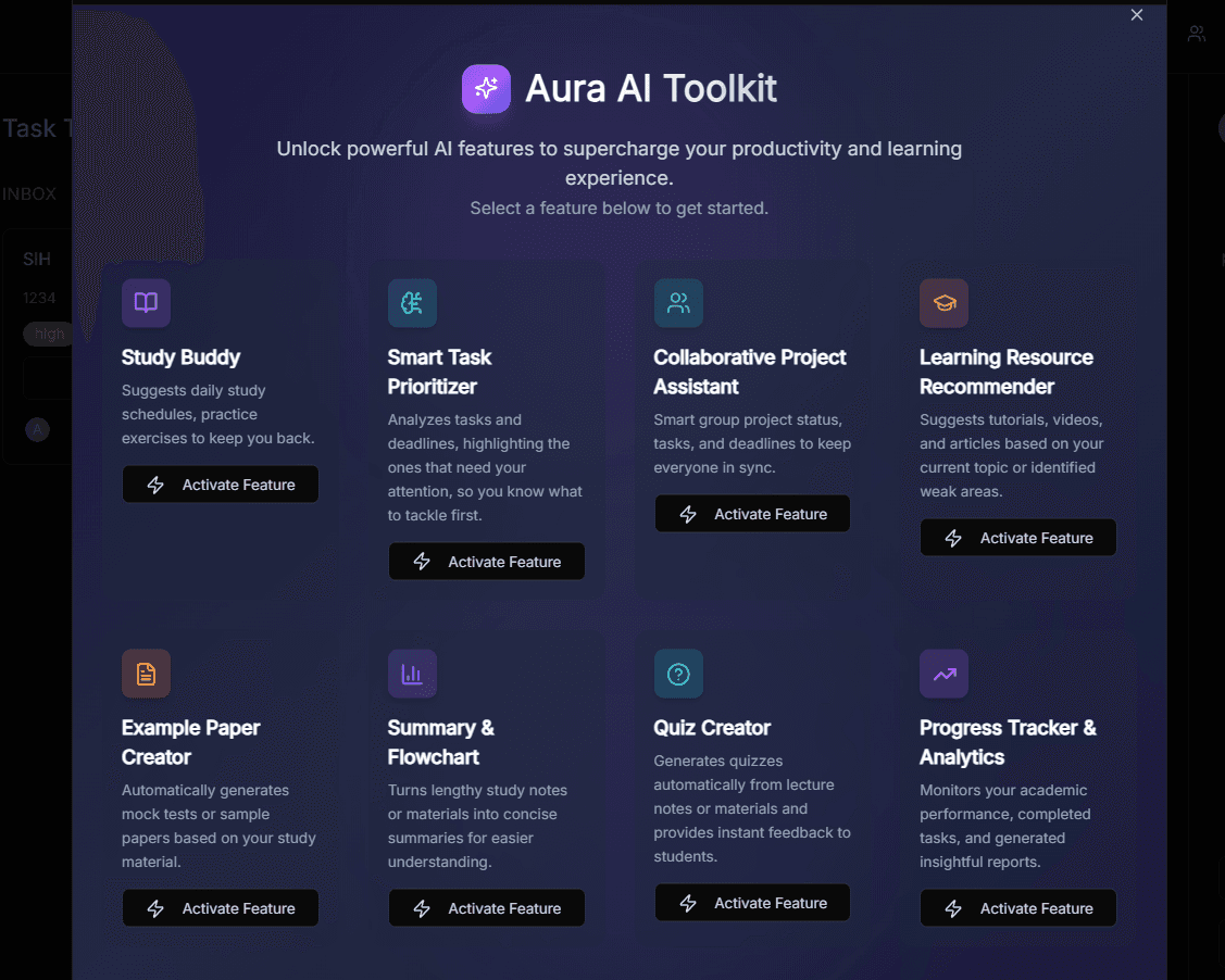 AI-Powered Feature Showcase