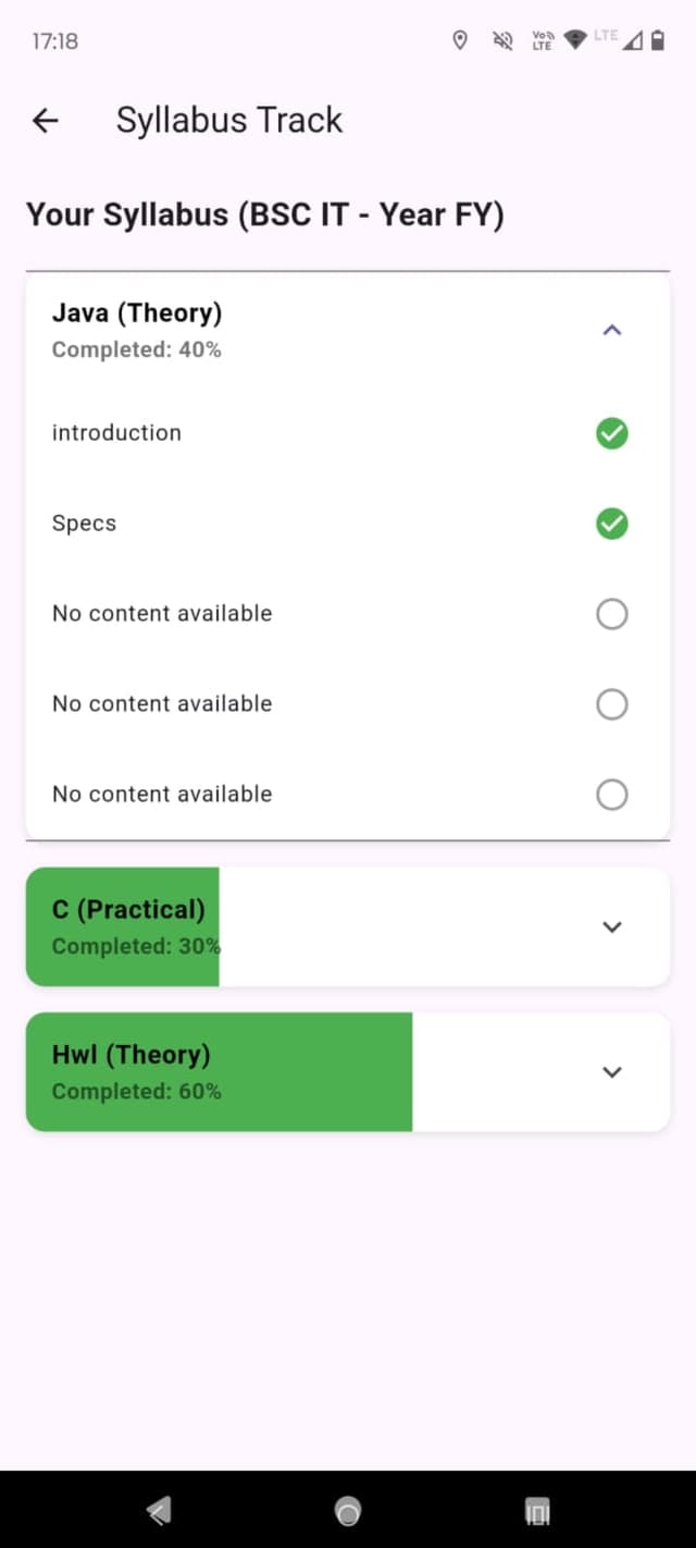 For the Students screenshot 4